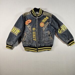 ST Dupont Paris Children's Denim Bomber Jacket